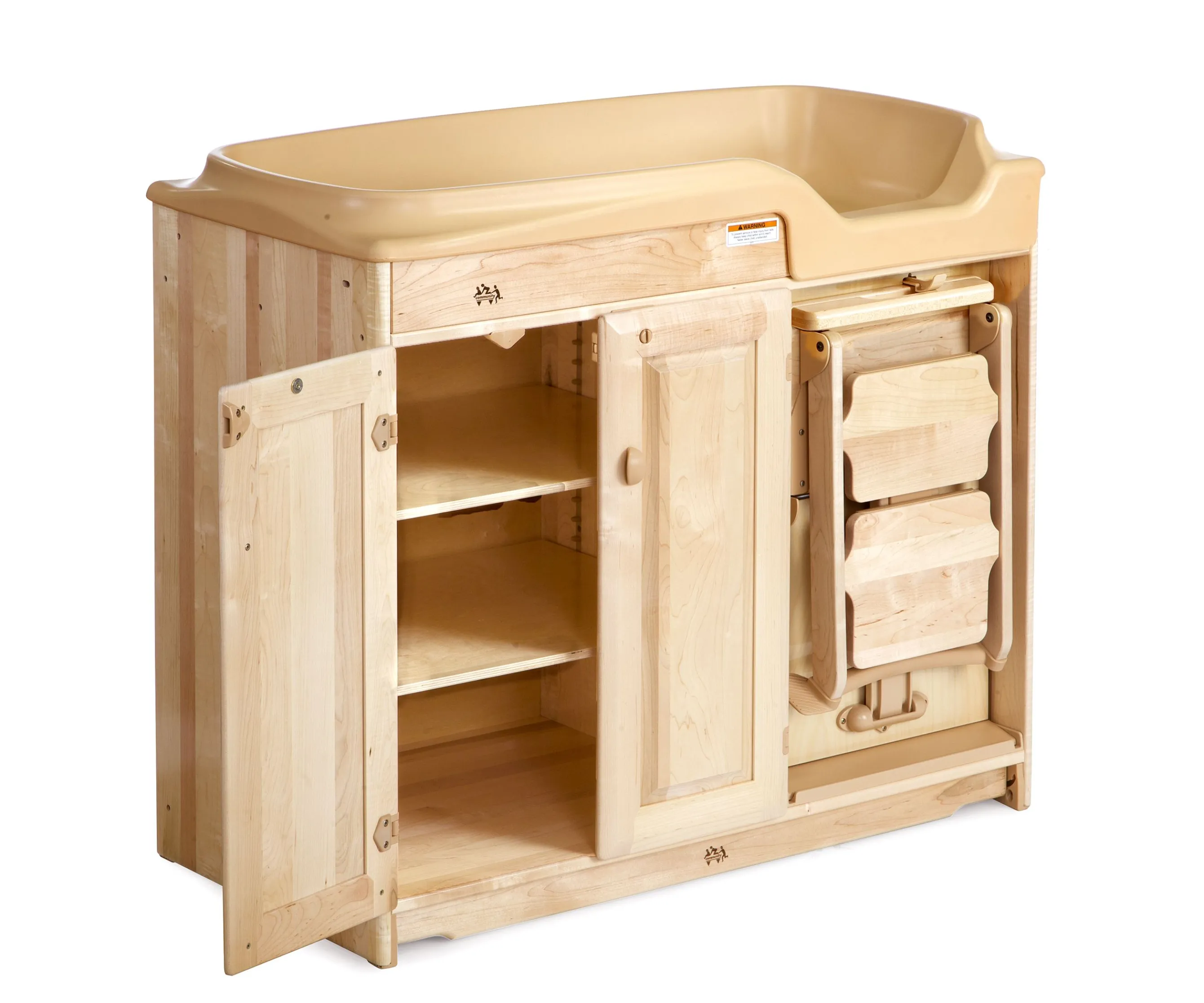 Changing Table with steps and 6" Pan