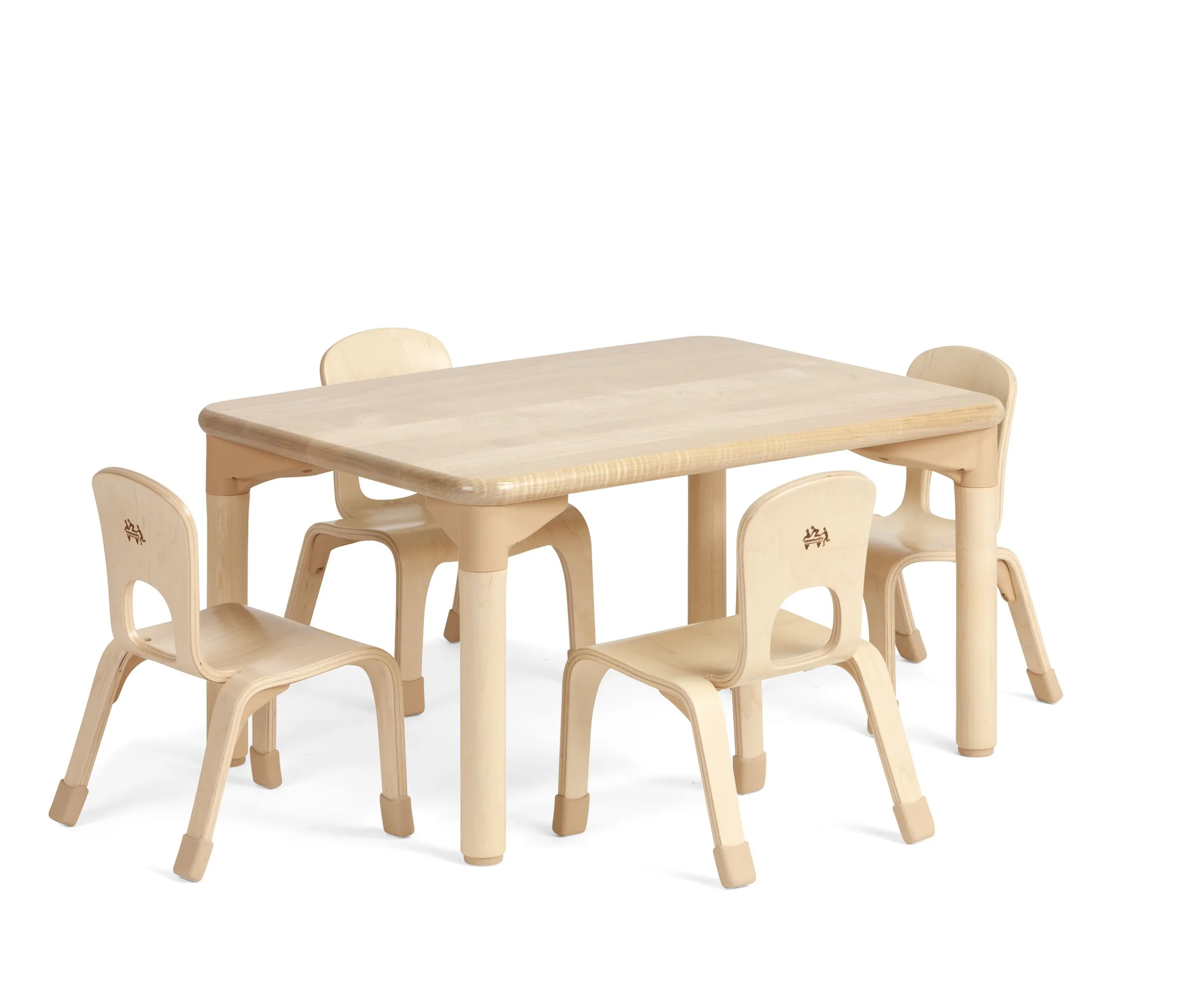Rectangular Woodcrest Table with Chairs