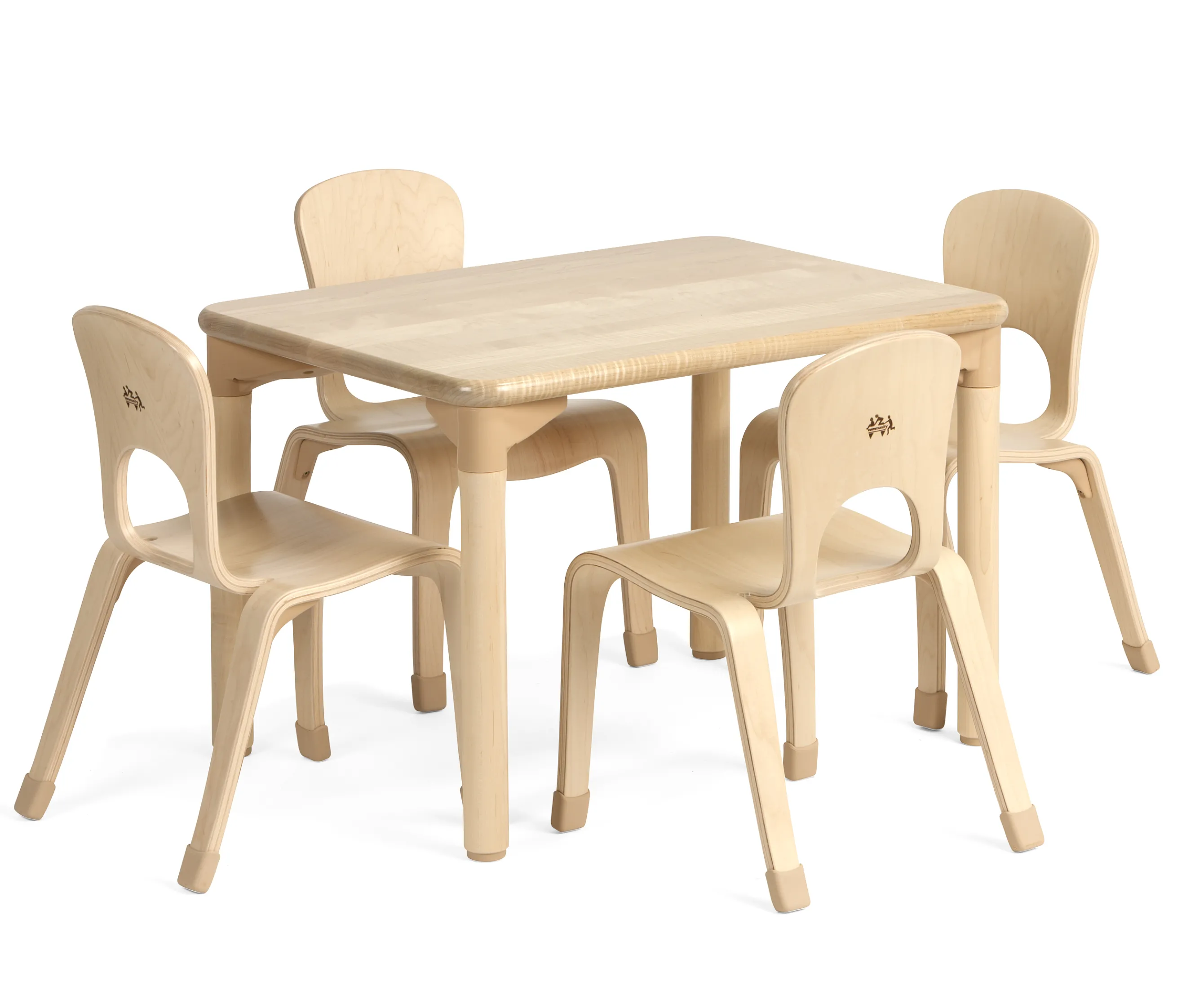 Rectangular Woodcrest Table with Chairs