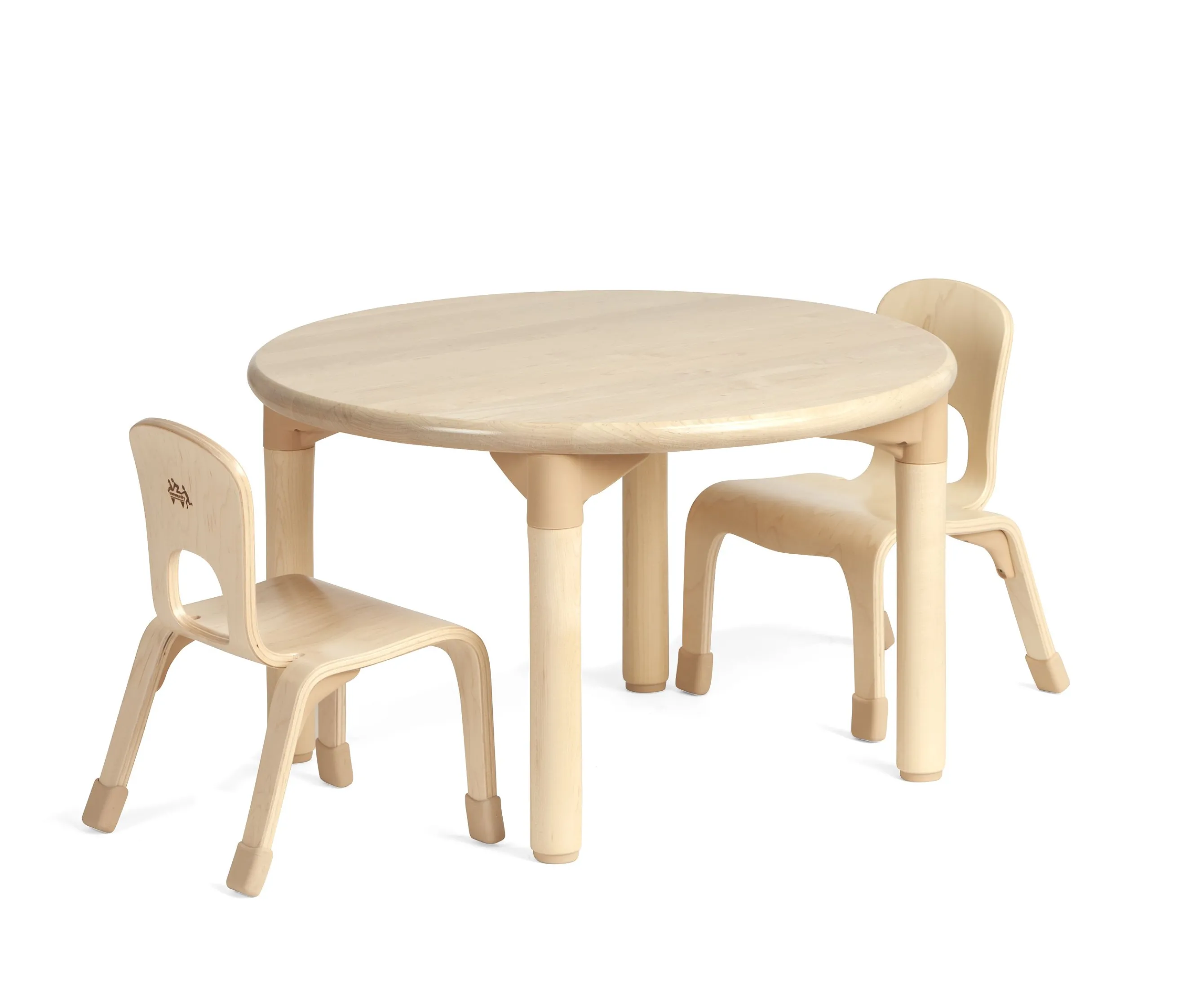 Round Woodcrest Table with Chairs