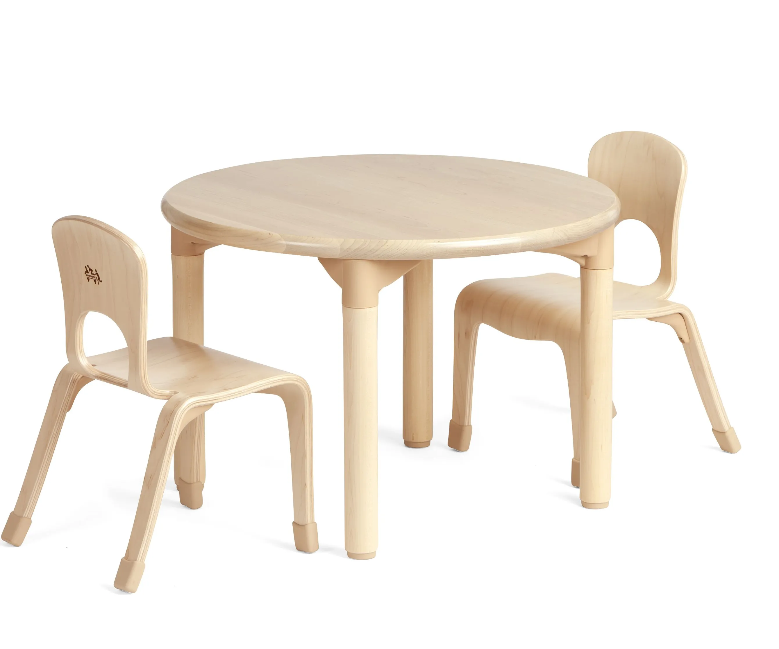 Round Woodcrest Table with Chairs
