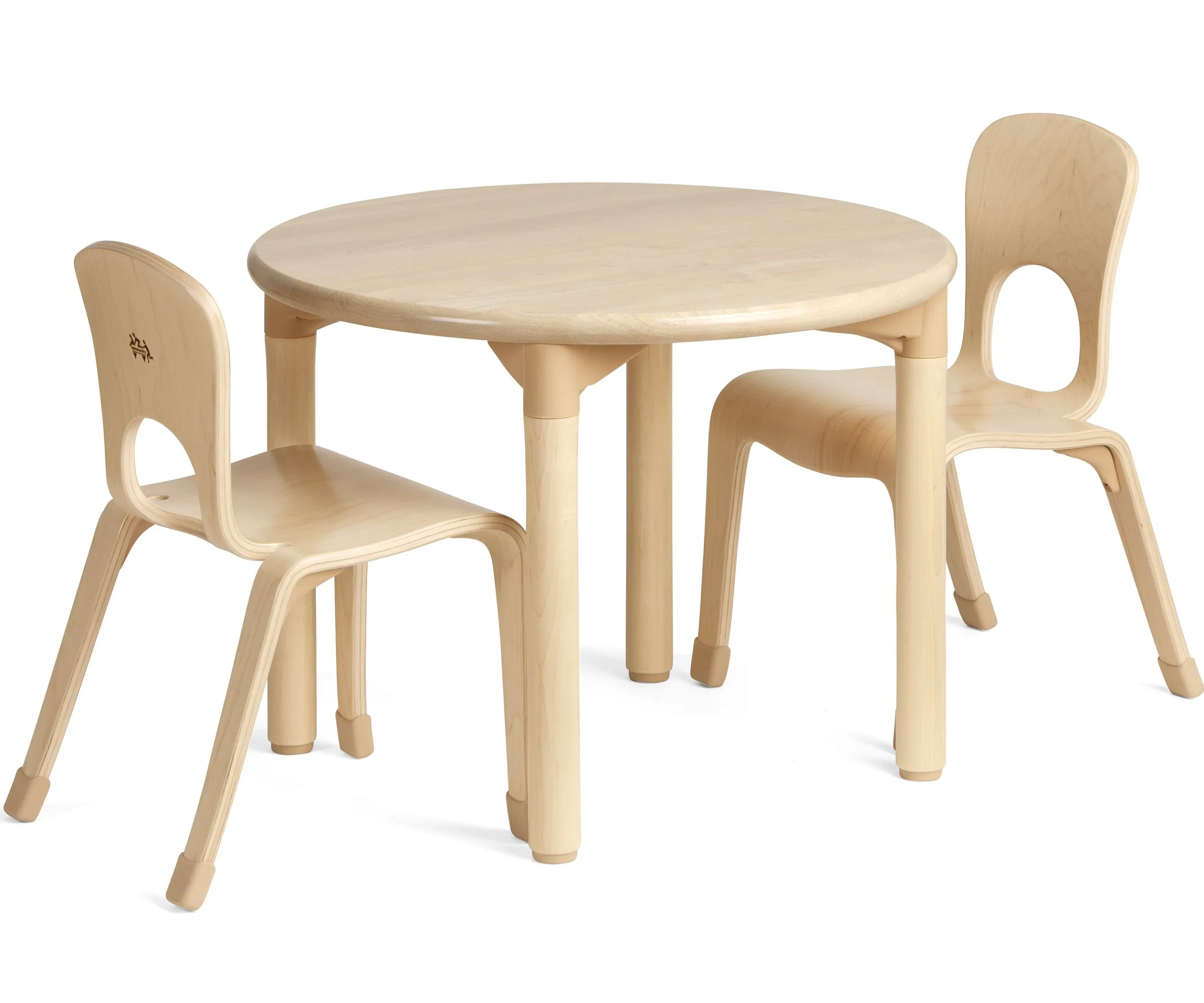 Round Woodcrest Table with Chairs