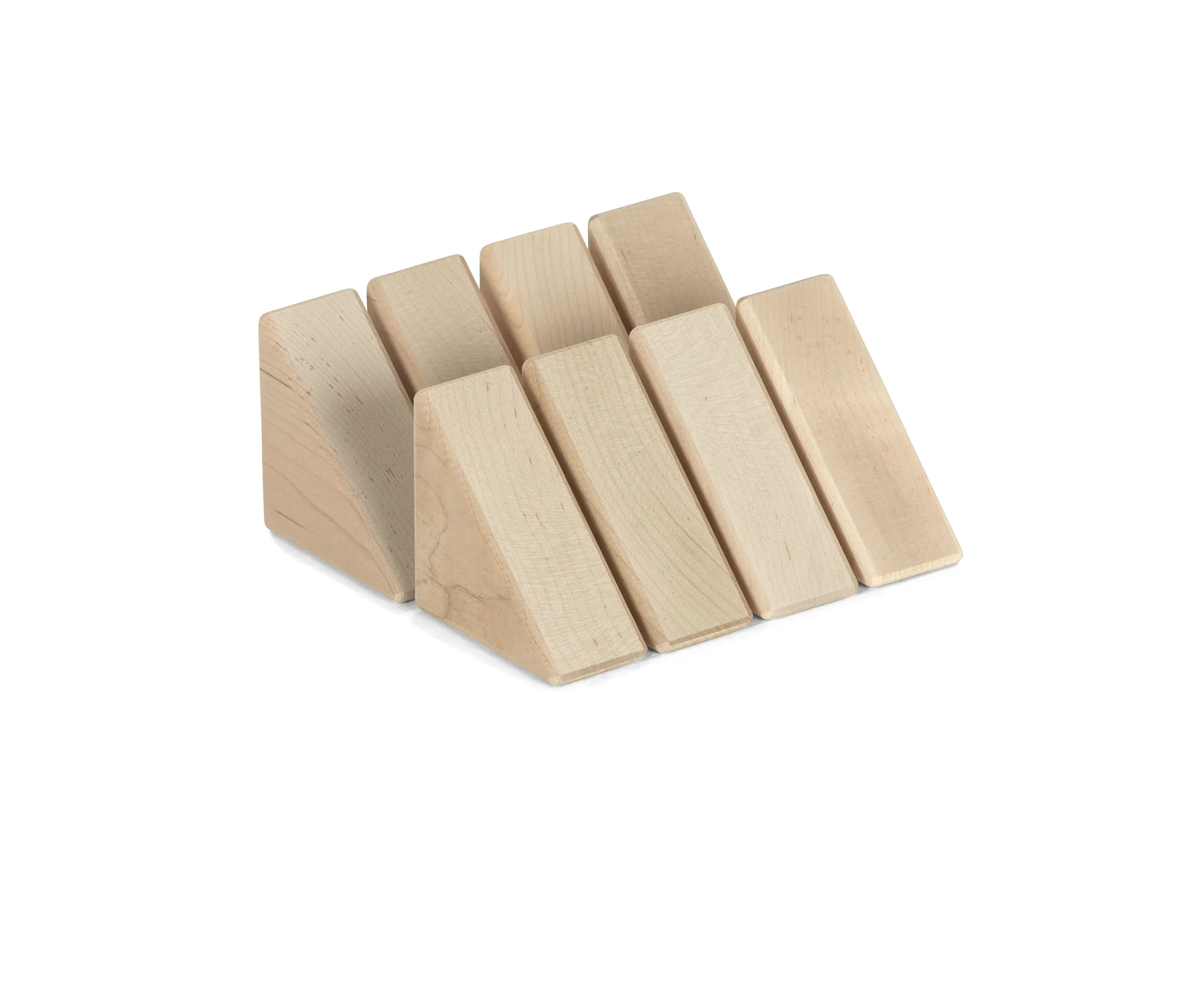 Set of 8 Unit Block Small Triangles