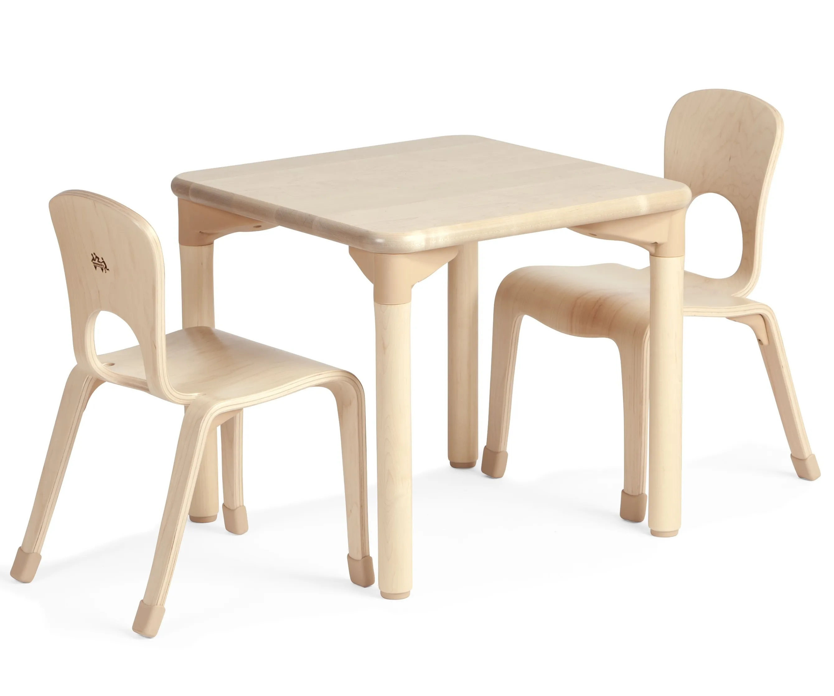 Square Woodcrest Table with Chairs