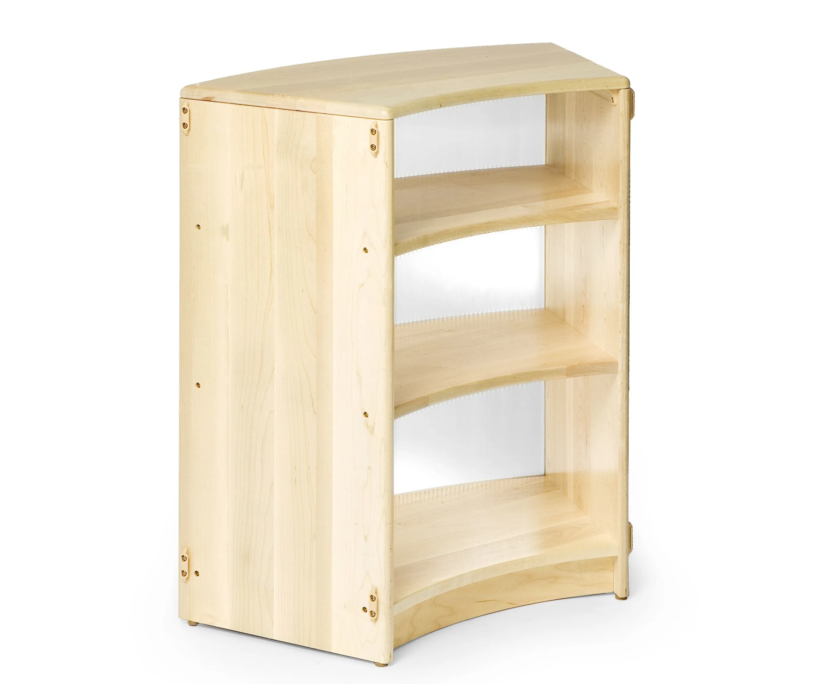 Translucent Back Inside Sweep Shelf 32"