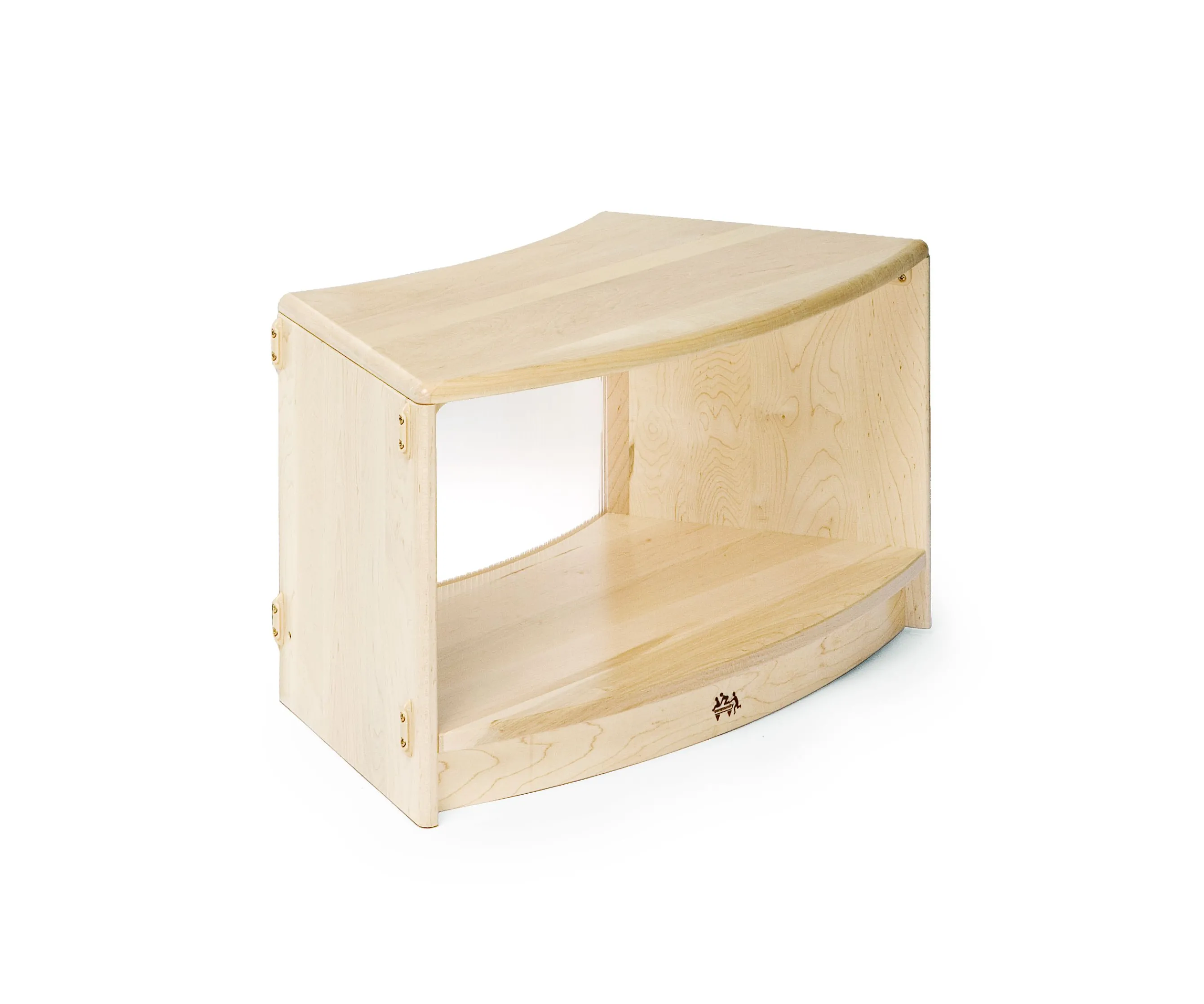 Translucent Back Sweep Shelf 16"