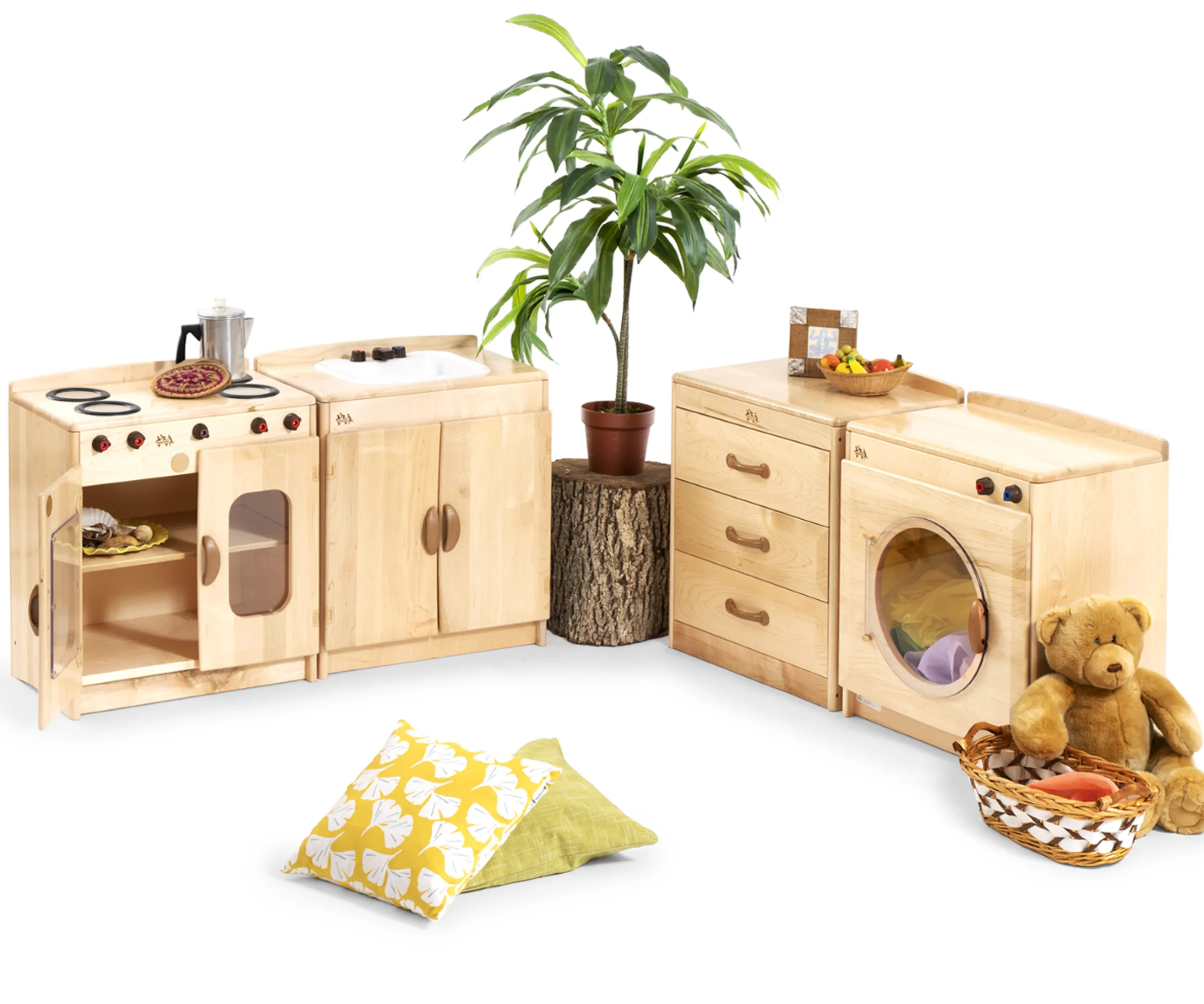 Woodcrest Play House Set (set of four)